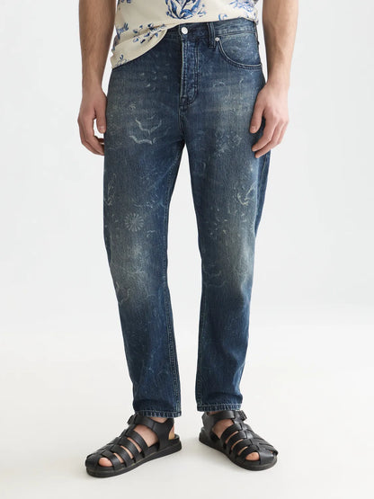 Scotch & Soda x Royal Delft The Dean Loose Tapered Jeans