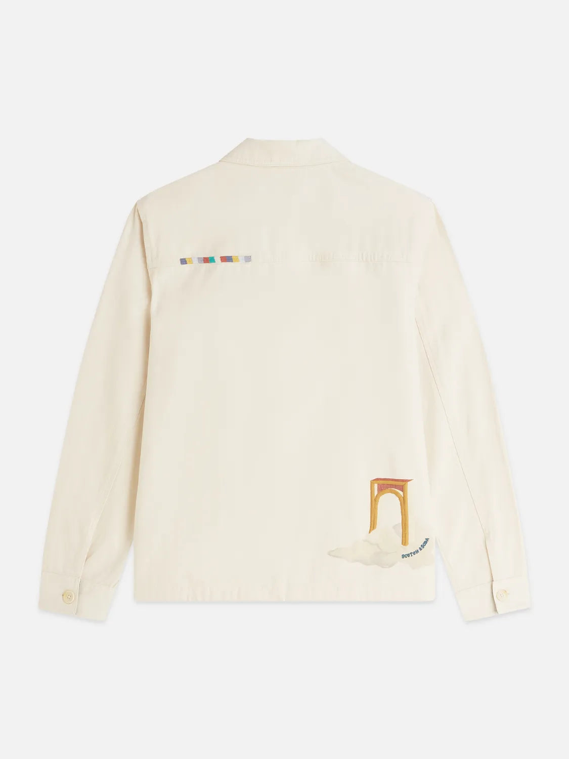 Printed Cotton Twill Overshirt