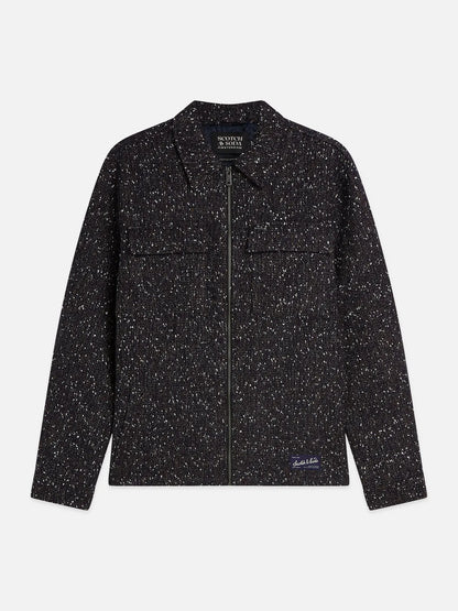 Tailored Wool-Blend Tweed Jacket