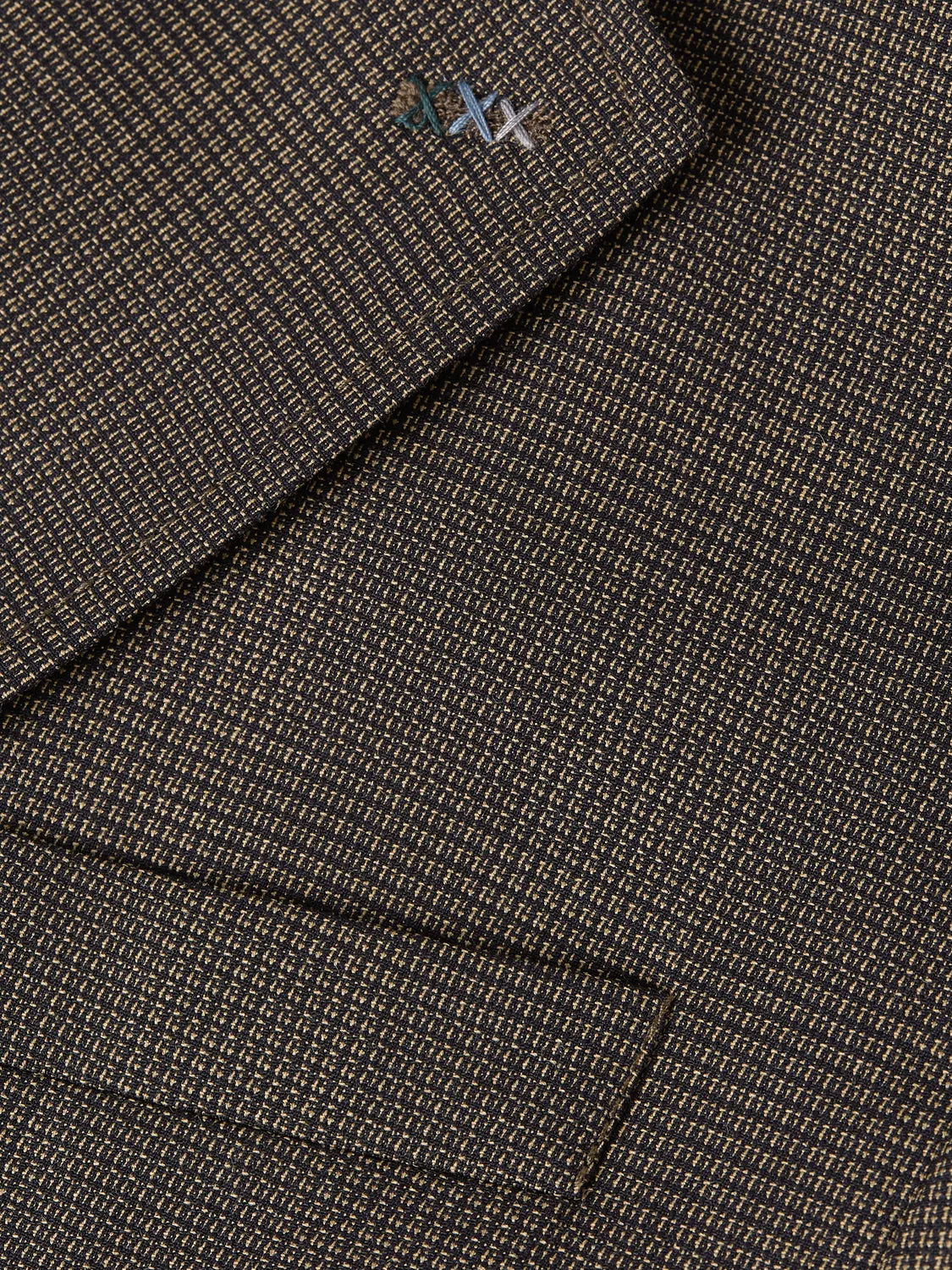 Tate Unconstructed Yarn-Dyed Regular-Fit Blazer