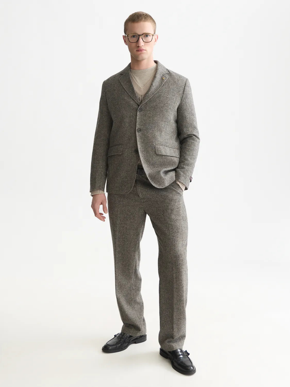 Austin Wool-Blend Relaxed-Fit Blazer