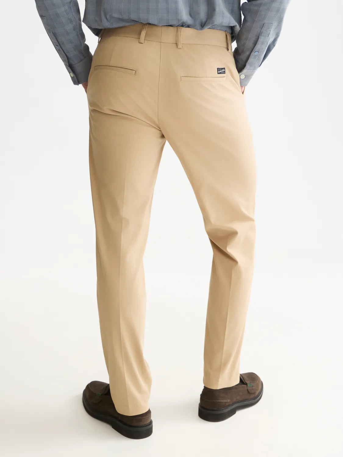 Stuart Crinkled Cotton-Blend Chino