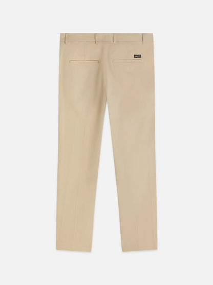 Stuart Crinkled Cotton-Blend Chino