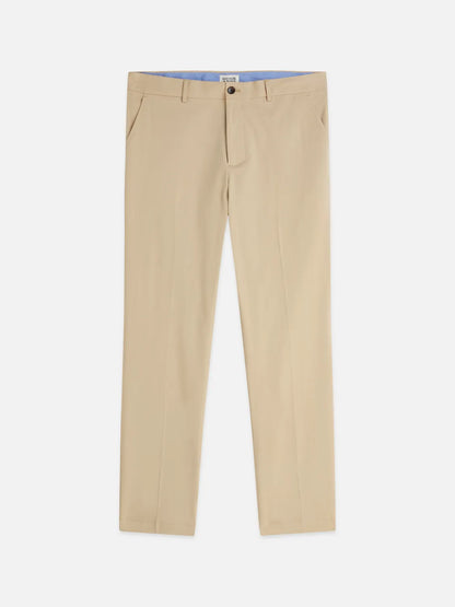 Stuart Crinkled Cotton-Blend Chino