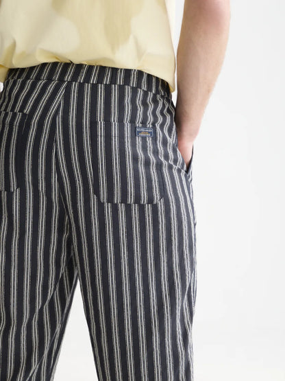 Oliver Striped Pleated Jogger