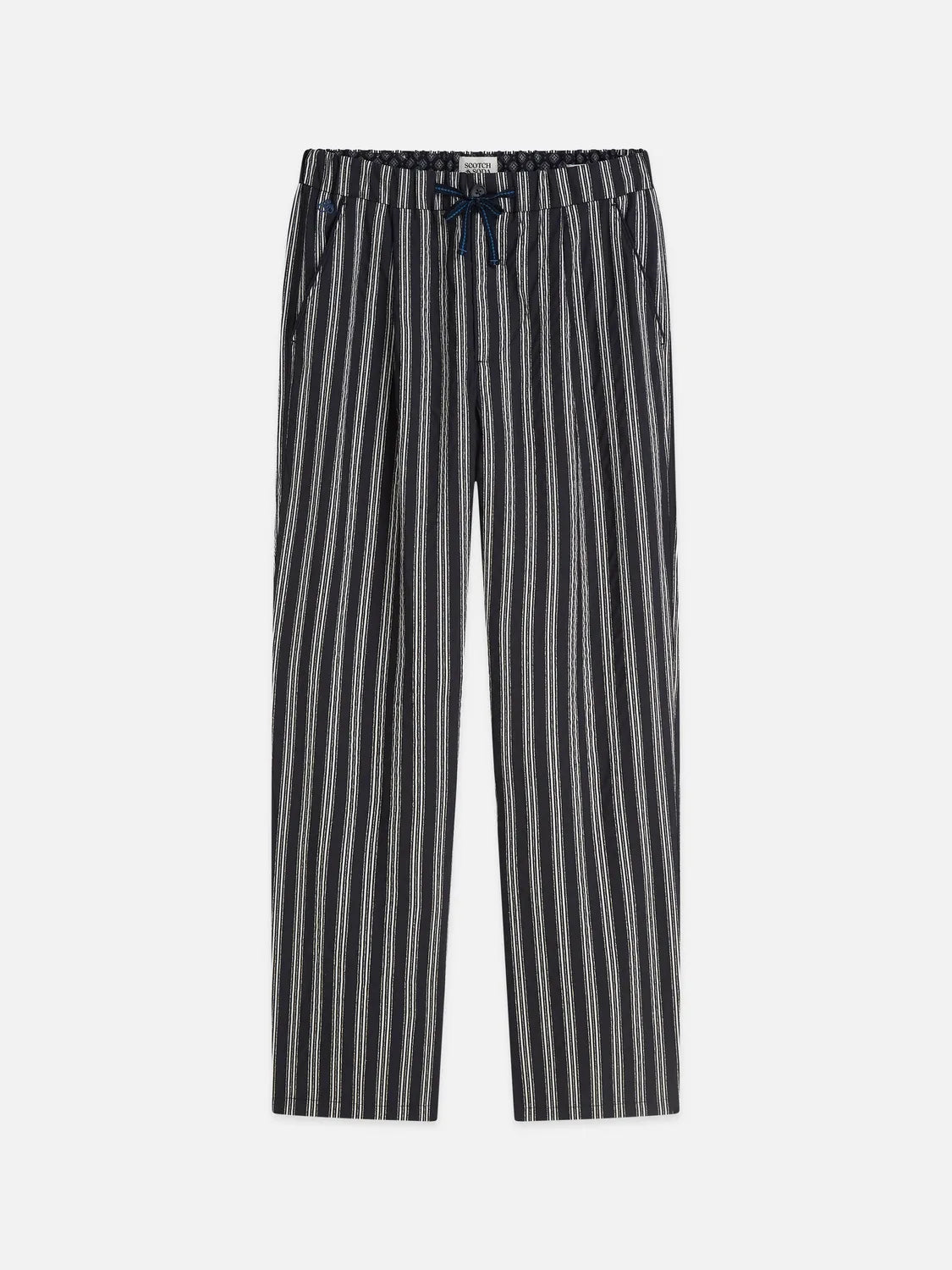 Oliver Striped Pleated Jogger