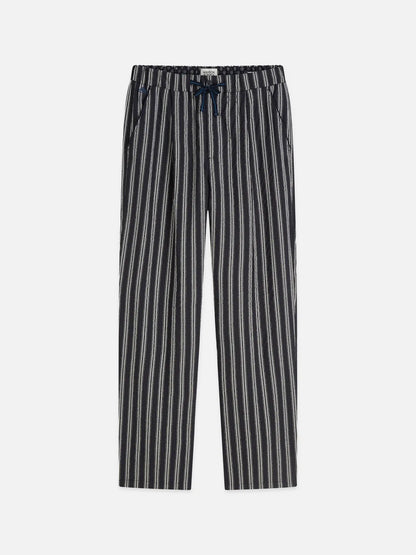 Oliver Striped Pleated Jogger
