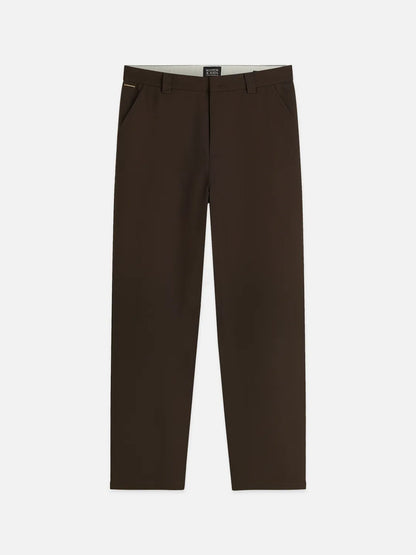 Harper Embroidered Wool-Blend Worker Pant