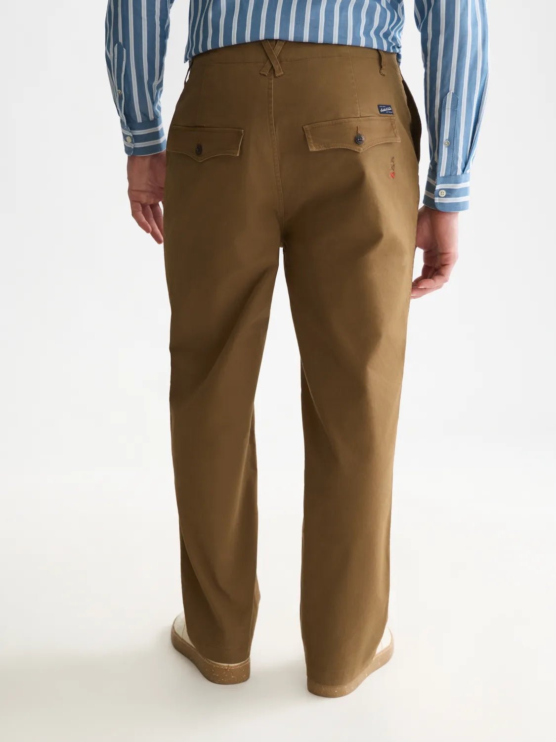 Pitch Peached Cotton-Blend Chino