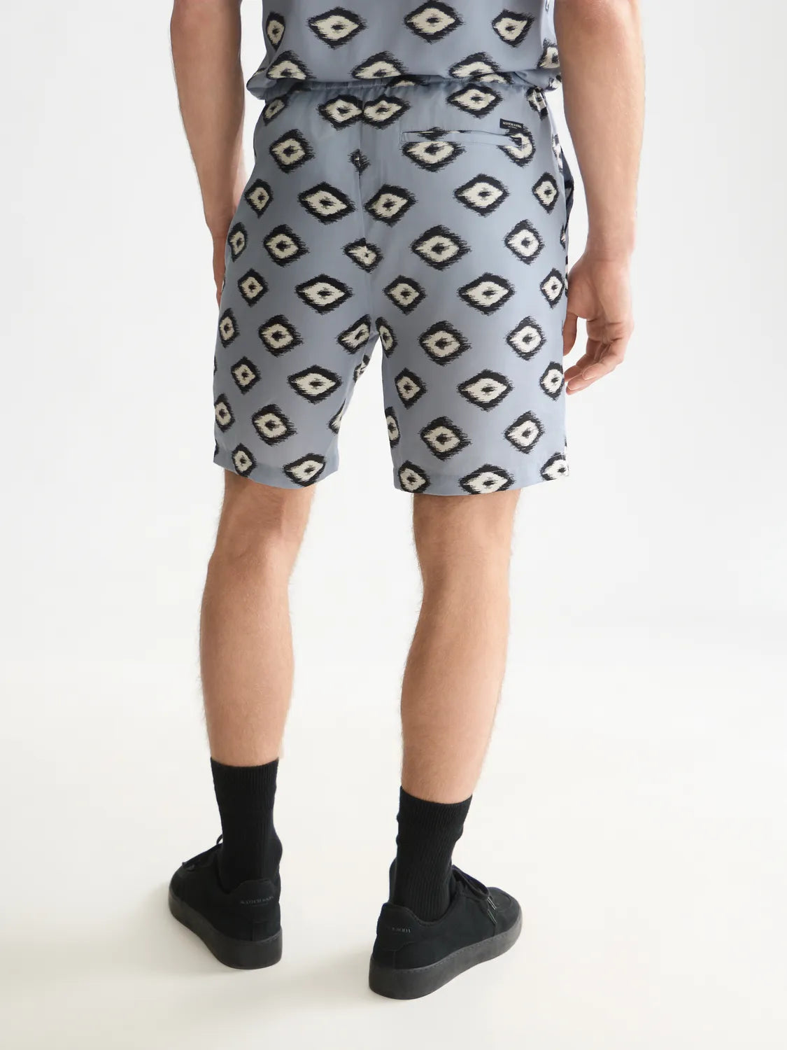 Fave Printed Tencel Relaxed-Fit Bermuda Shorts