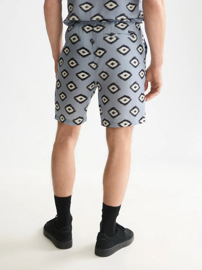 Fave Printed Tencel Relaxed-Fit Bermuda Shorts