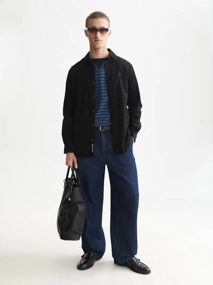 Fine Corduroy Regular-Fit Shirt