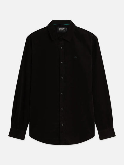 Fine Corduroy Regular-Fit Shirt