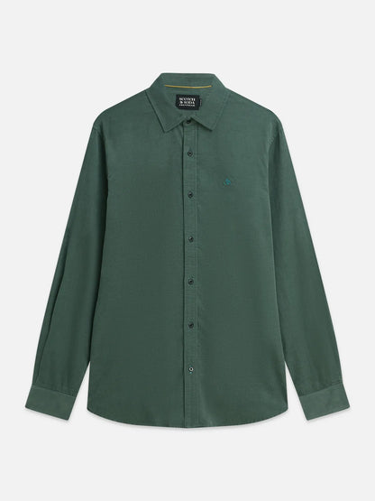 Fine Corduroy Regular-Fit Shirt