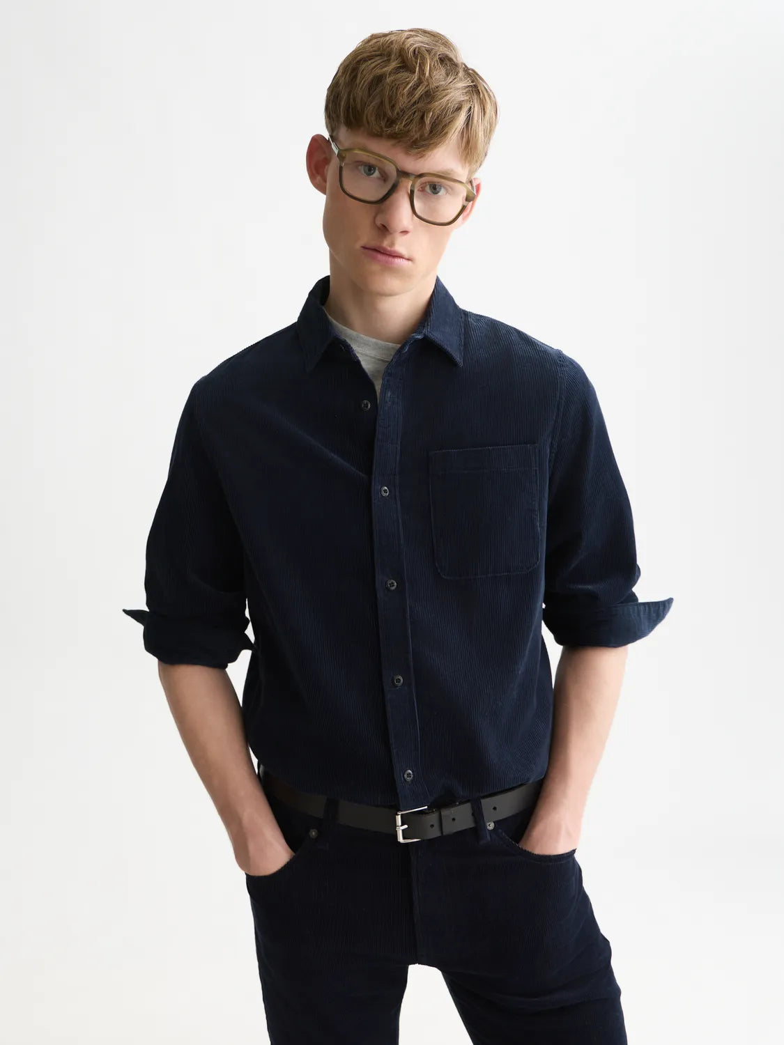 Corduroy Regular-Fit Shirt