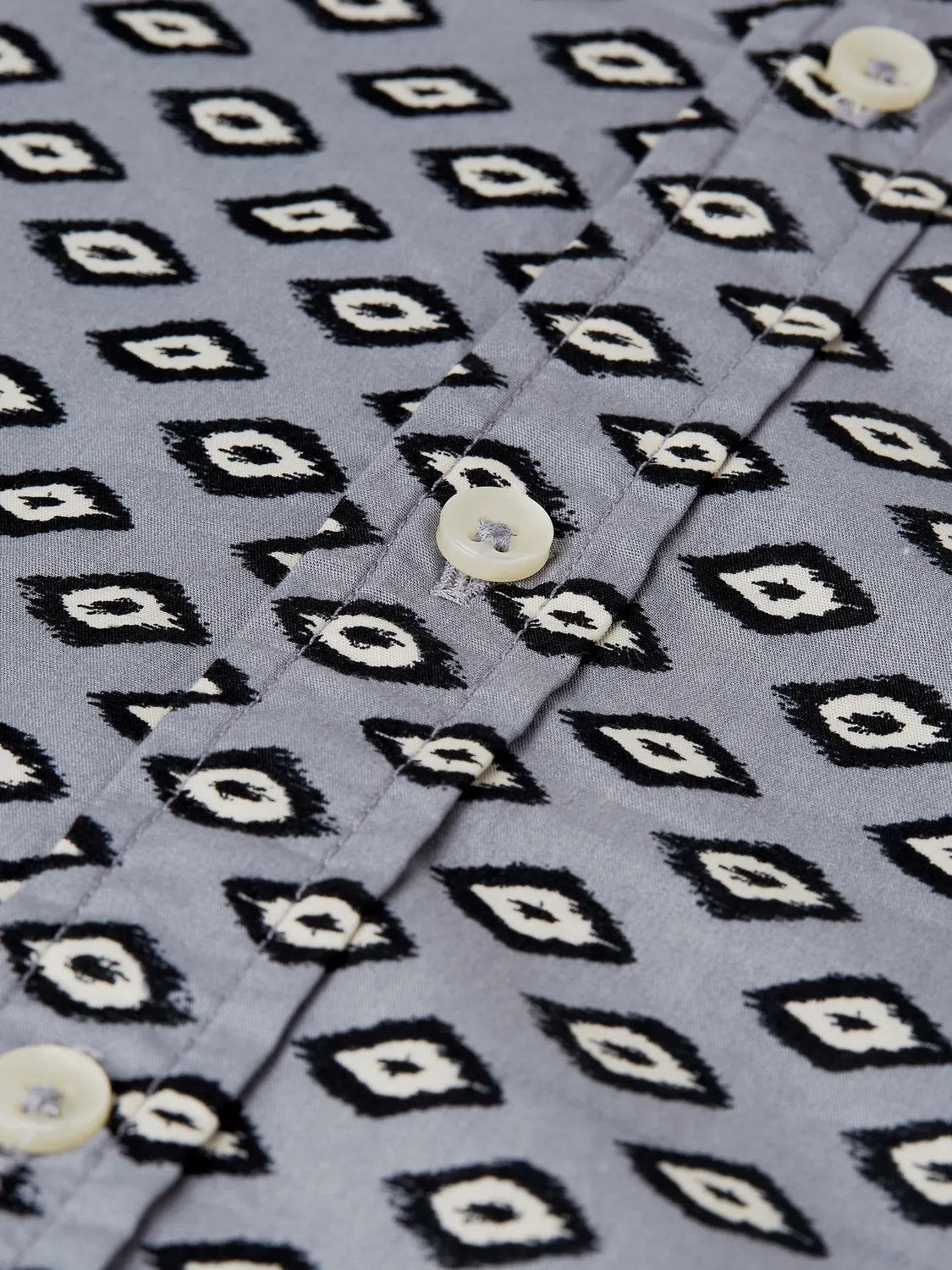 Micro Printed Slim-Fit Shirt