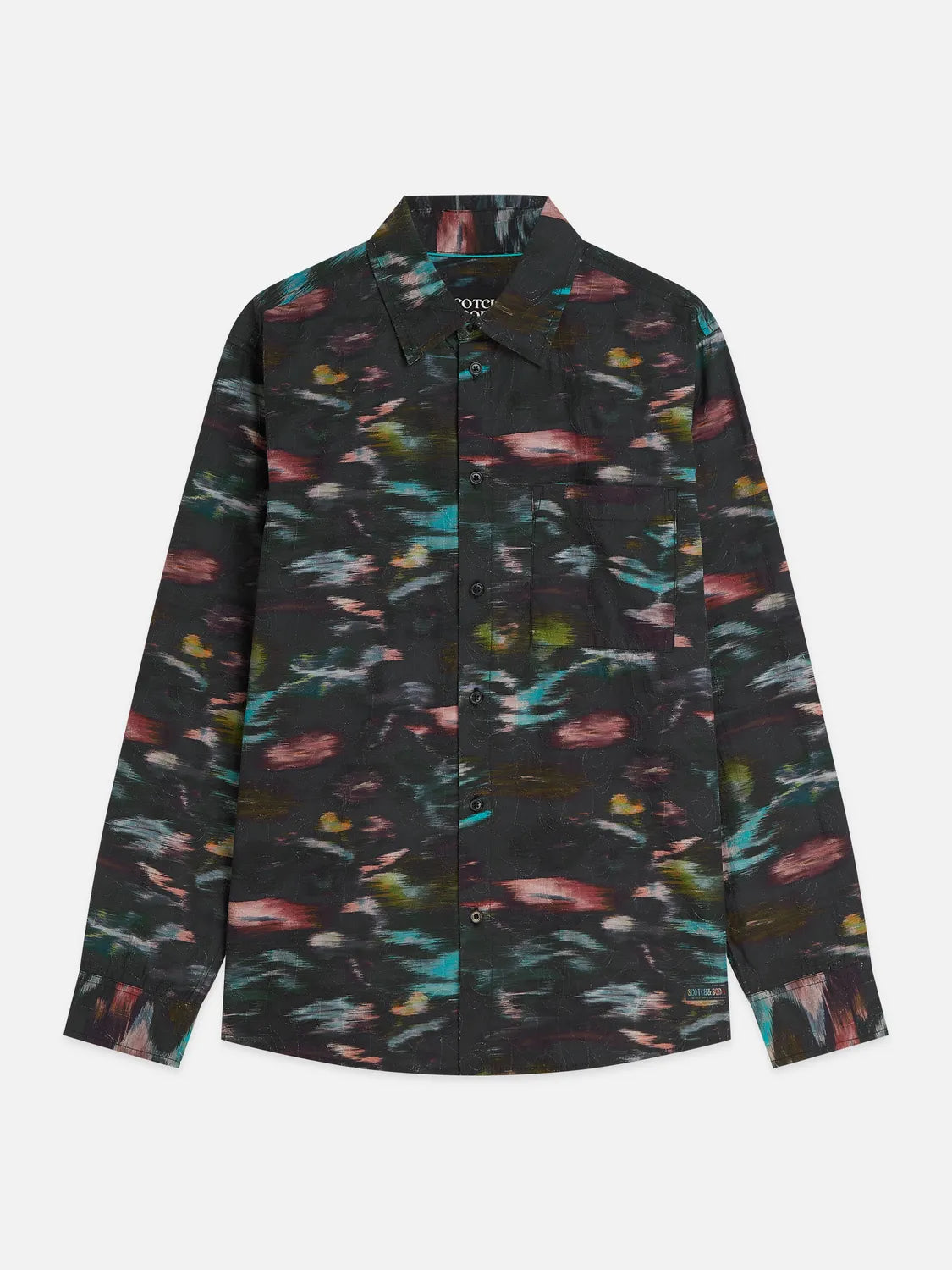 Printed Embroidered Relaxed-Fit Shirt