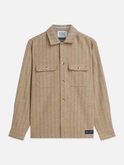 Jacquard Relaxed-Fit Shirt