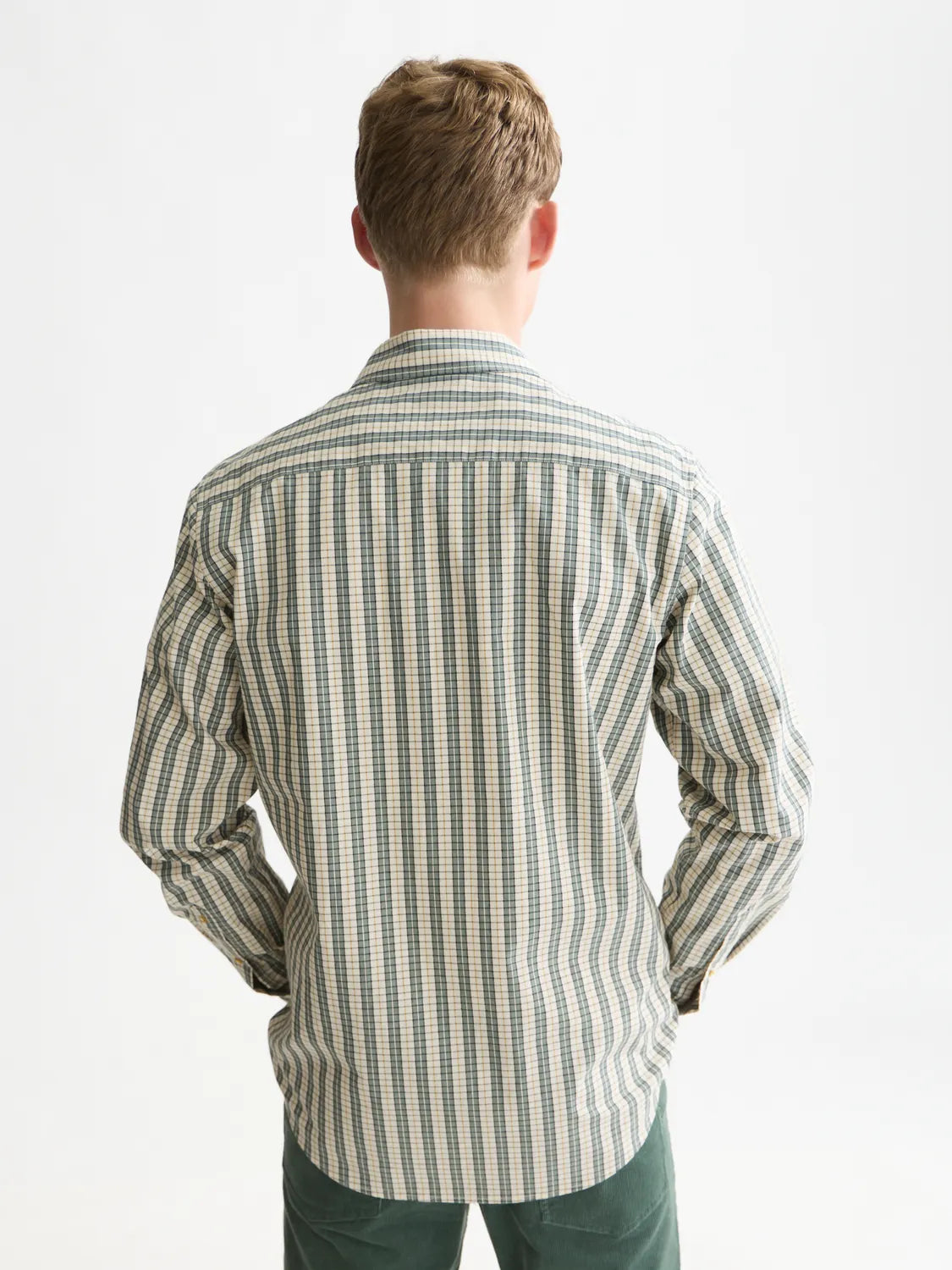 Micro Checked Regular-Fit Shirt