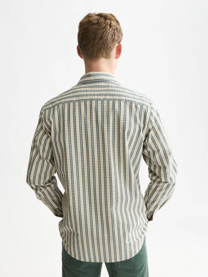 Micro Checked Regular-Fit Shirt