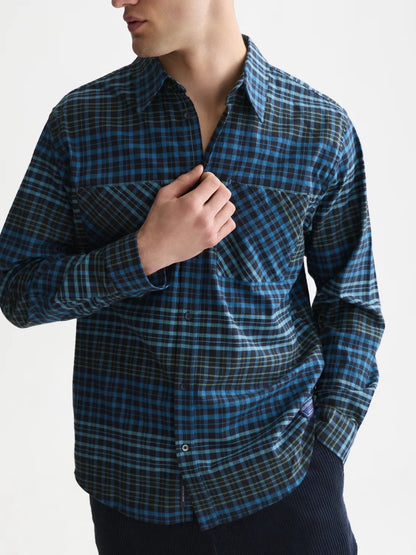 Flannel Checked Relaxed-Fit Shirt