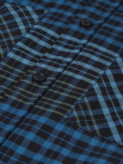 Flannel Checked Relaxed-Fit Shirt