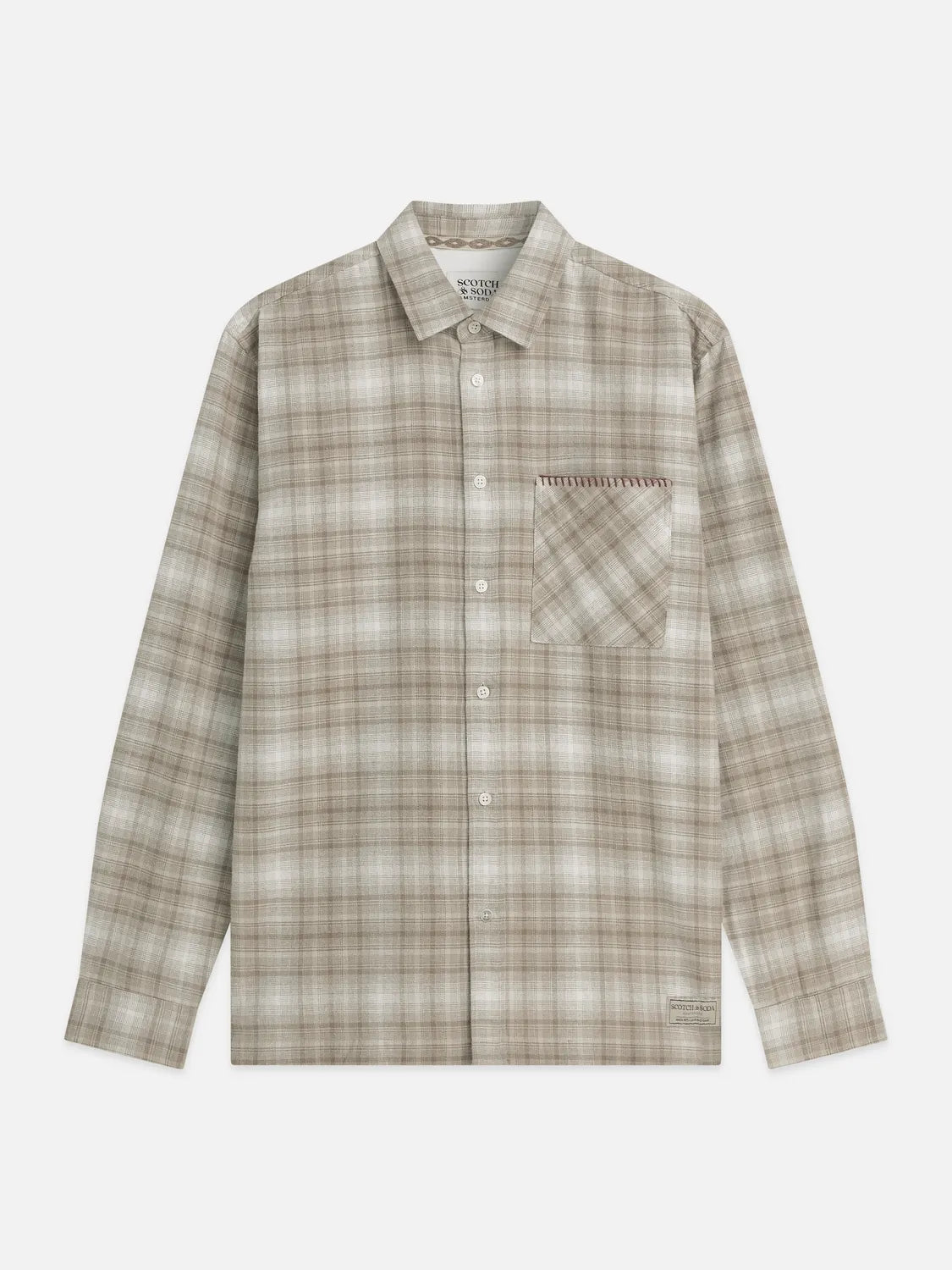 Flannel Checked Relaxed-Fit Shirt