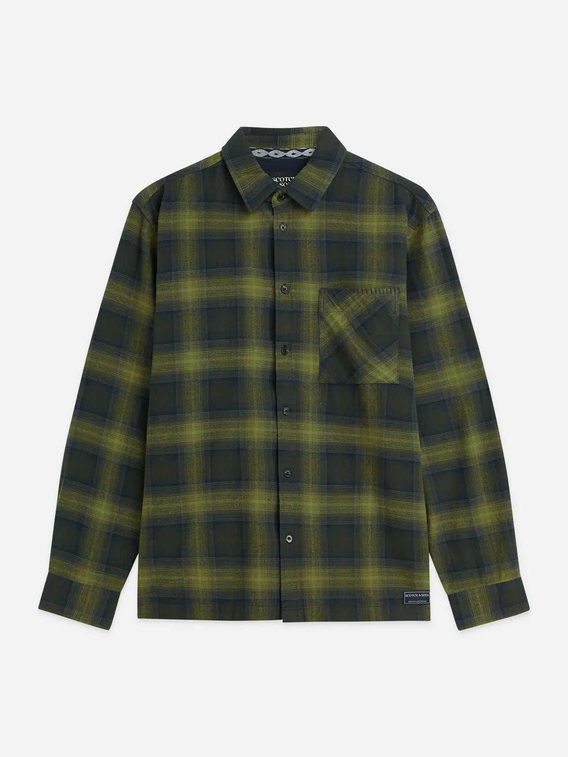 Flannel Checked Relaxed-Fit Shirt