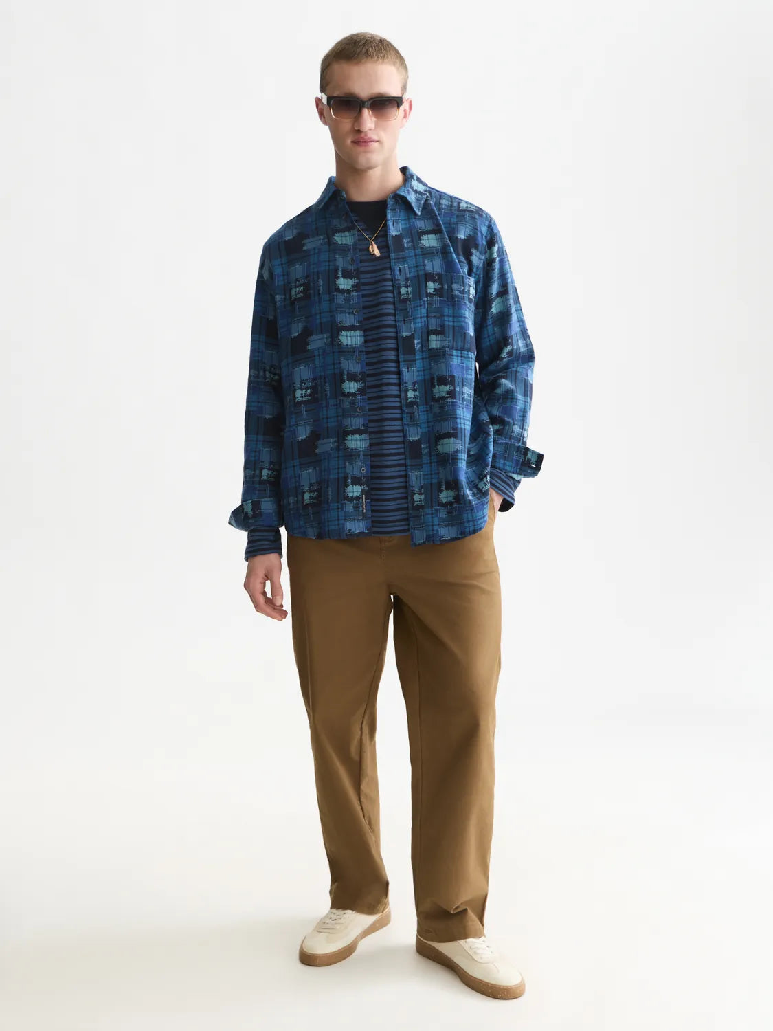 Jacquard Relaxed-Fit Shirt