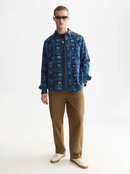 Jacquard Relaxed-Fit Shirt