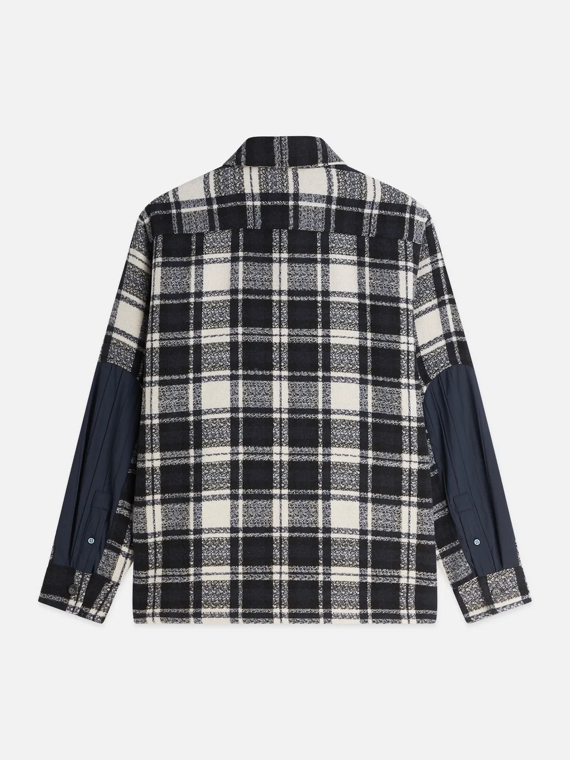 Patchwork Relaxed-Fit Overshirt