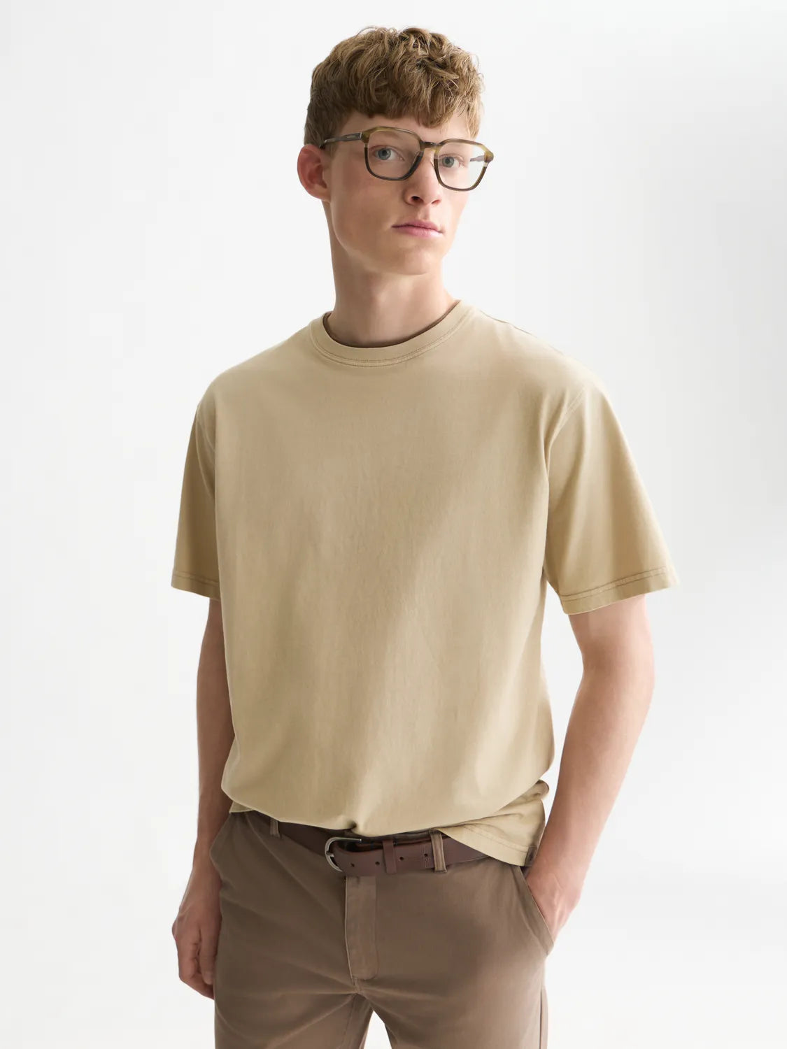 3 Crosses Relaxed-Fit Garment-Dyed T-Shirt