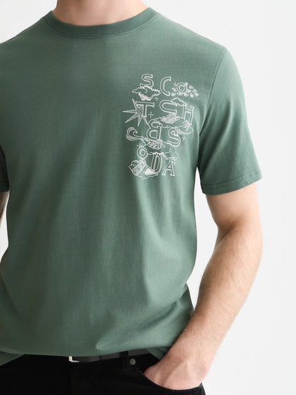 Left Chest Artwork Regular-Fit T-Shirt