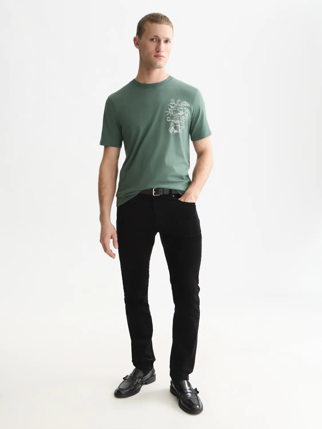 Left Chest Artwork Regular-Fit T-Shirt