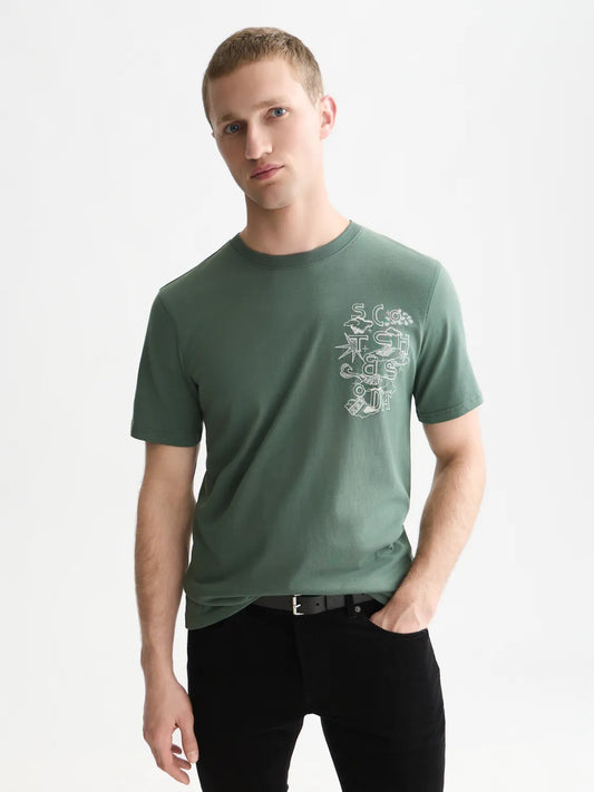 Left Chest Artwork Regular-Fit T-Shirt