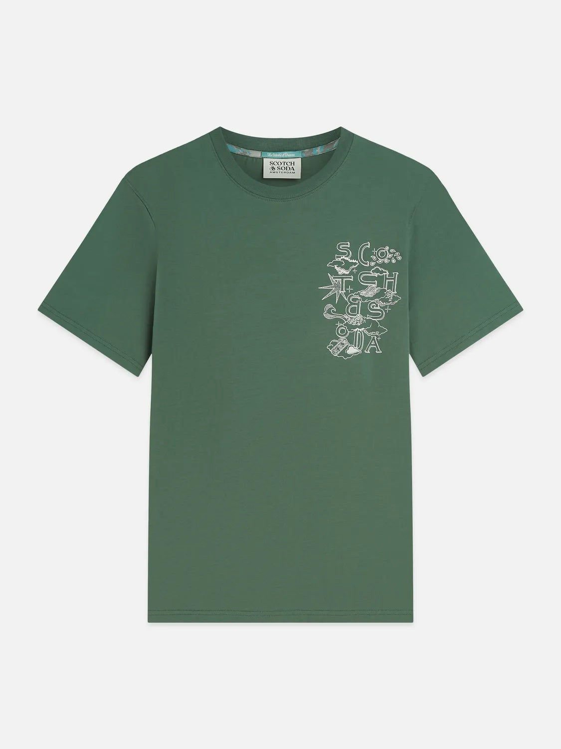 Left Chest Artwork Regular-Fit T-Shirt