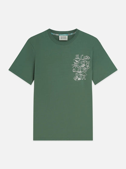 Left Chest Artwork Regular-Fit T-Shirt