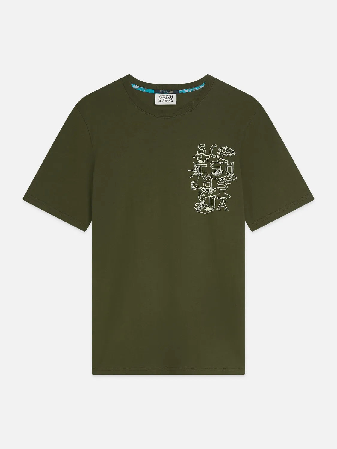 Left Chest Artwork Regular-Fit T-Shirt