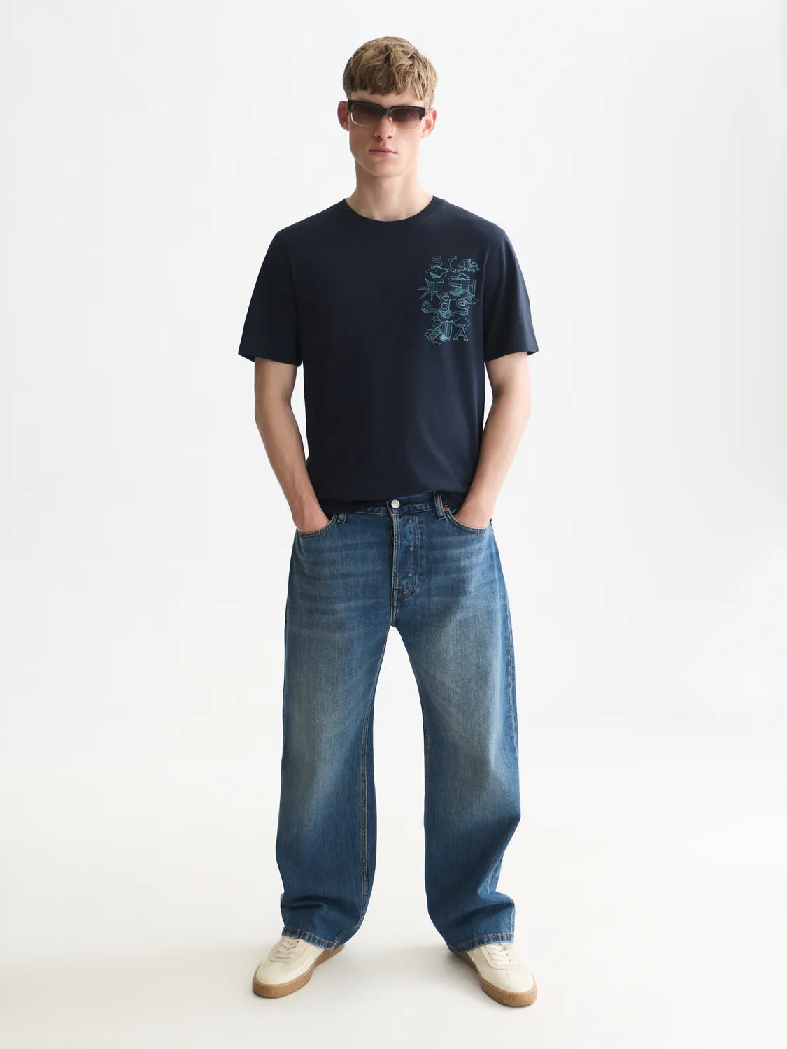 Left Chest Artwork Regular-Fit T-Shirt
