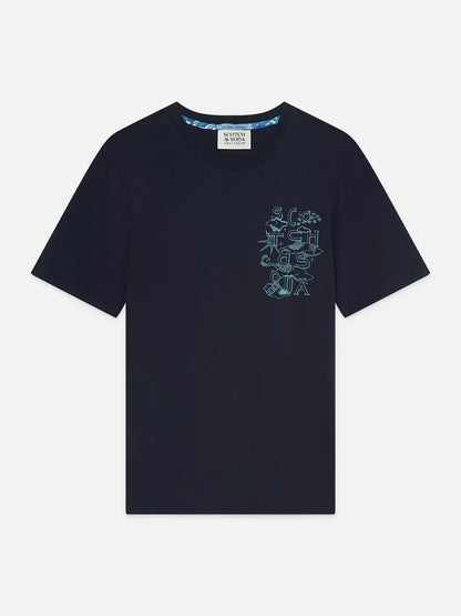 Left Chest Artwork Regular-Fit T-Shirt