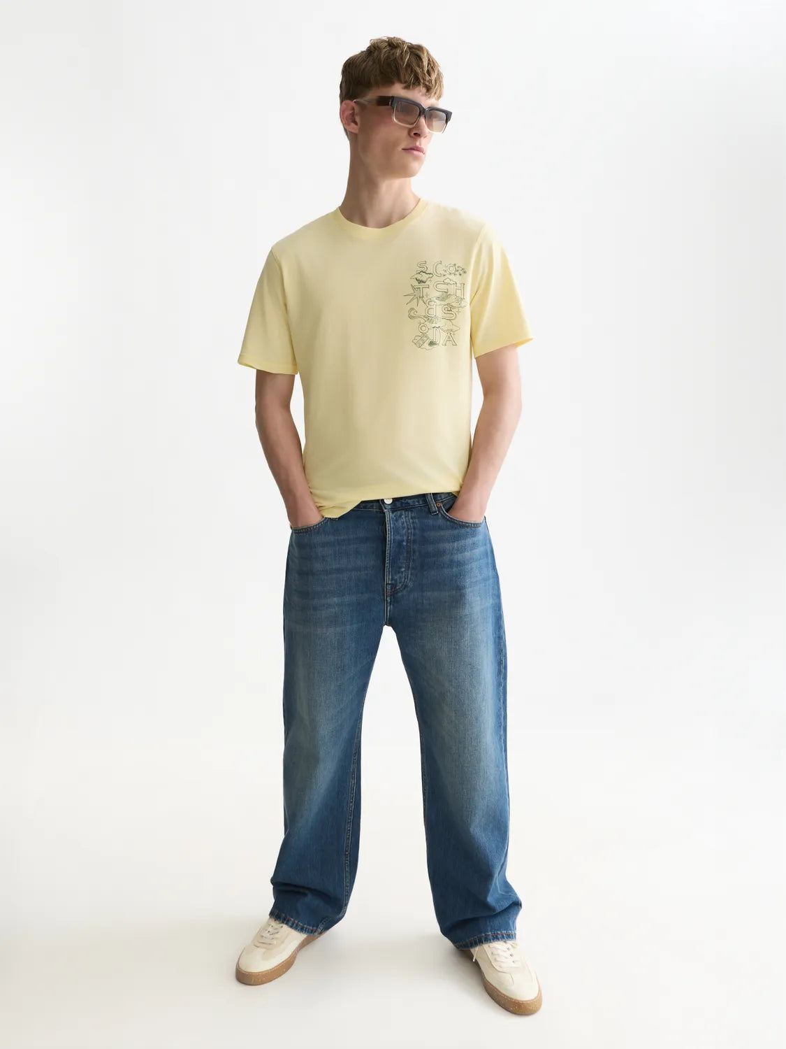 Left Chest Artwork Regular-Fit T-Shirt
