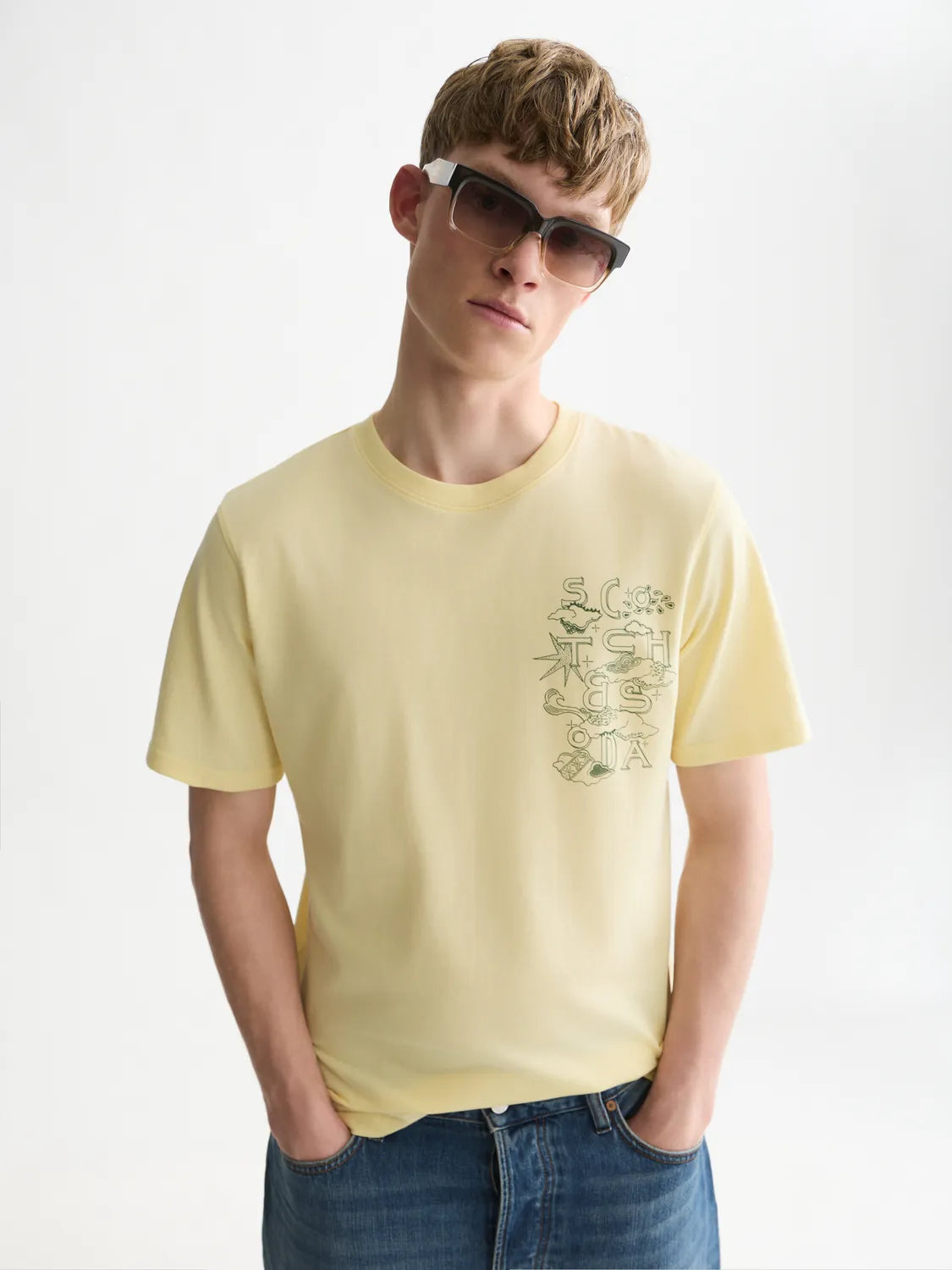 Left Chest Artwork Regular-Fit T-Shirt