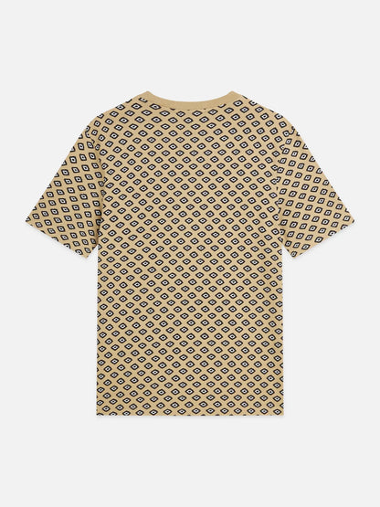 Micro Printed Regular-Fit T-Shirt