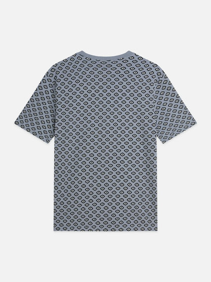 Micro Printed Regular-Fit T-Shirt