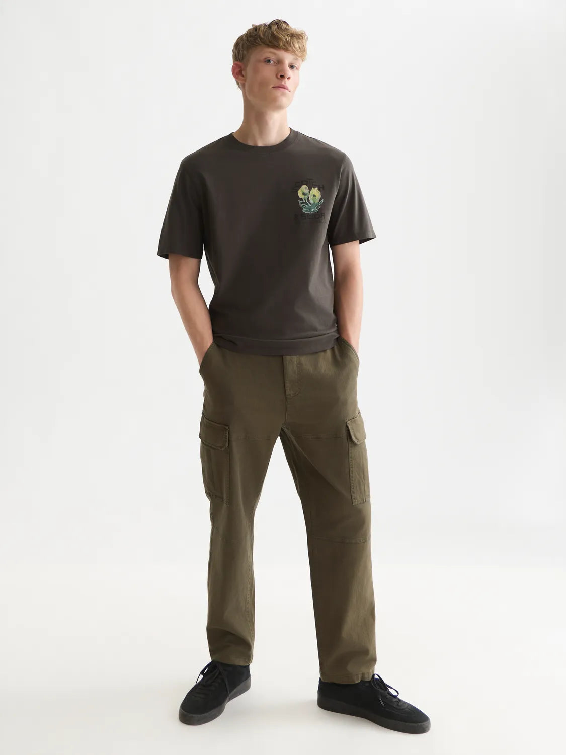 Front And Back Artwork Regular-Fit T-Shirt