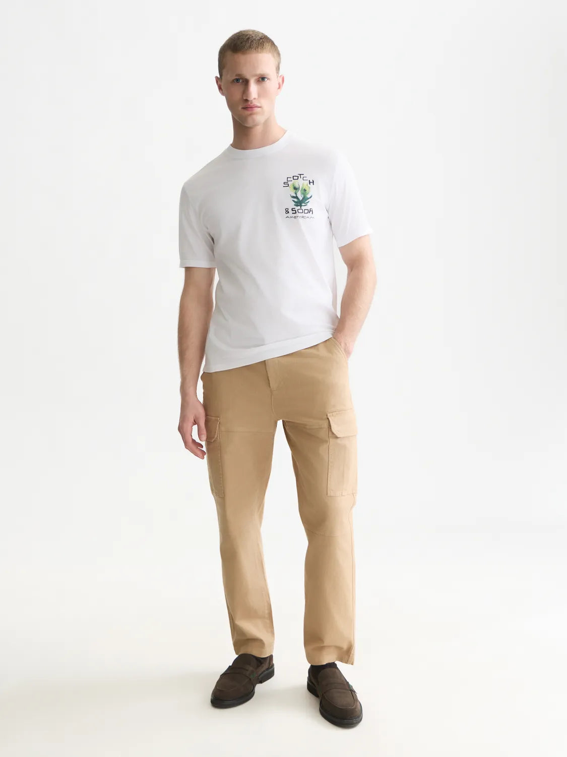 Front And Back Artwork Regular-Fit T-Shirt