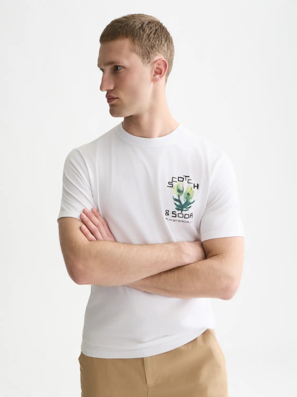 Front And Back Artwork Regular-Fit T-Shirt