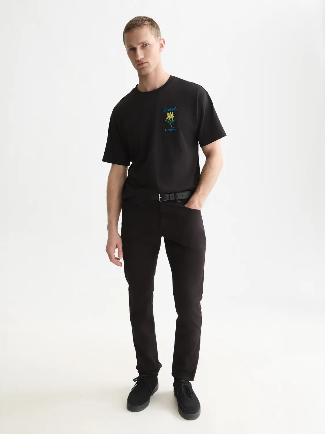 Front And Back Artwork Relaxed-Fit T-Shirt