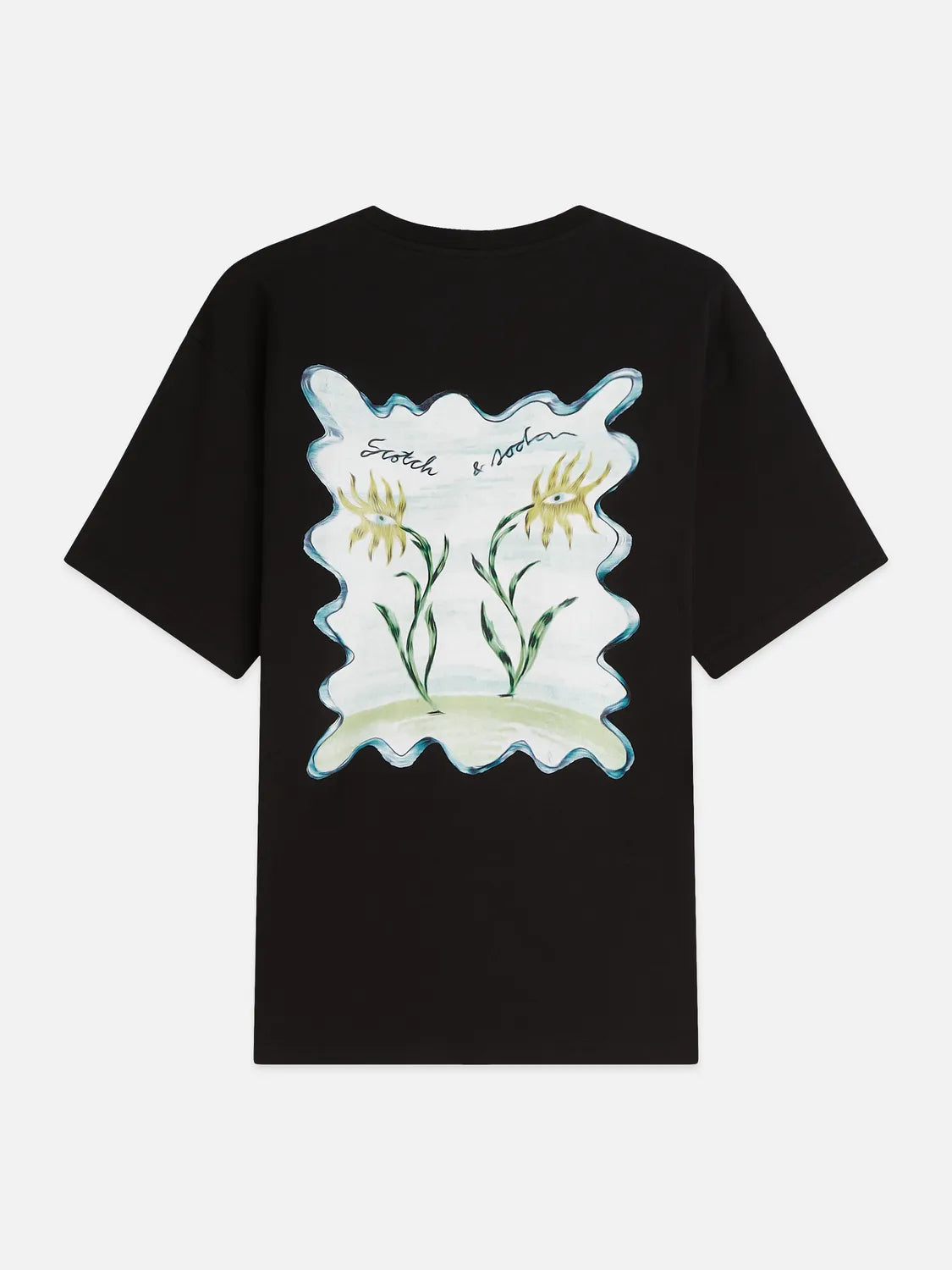 Front And Back Artwork Relaxed-Fit T-Shirt
