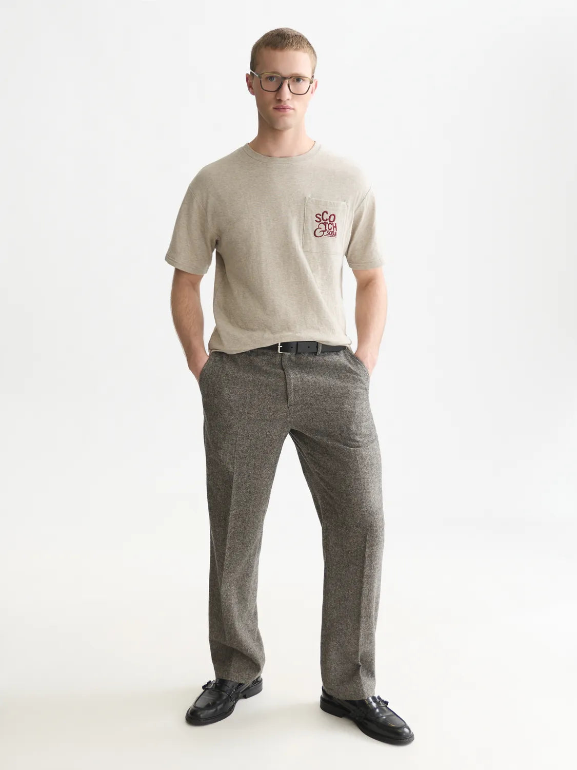 Bonded Chest Pocket And Artwork Relaxed-Fit T-Shirt